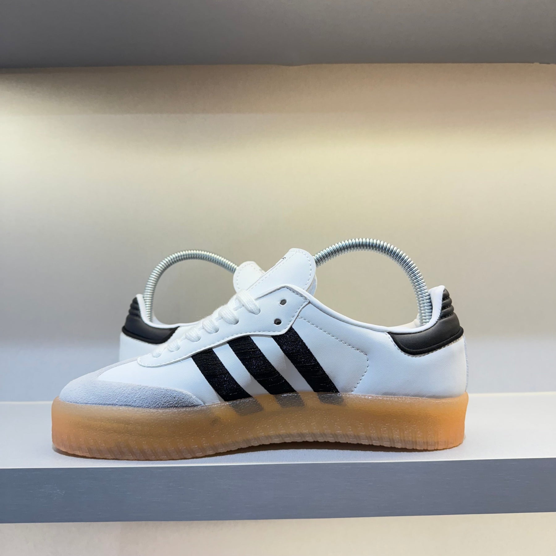 Adidas Sambae White Metallic Gold (Pronta Entrega)