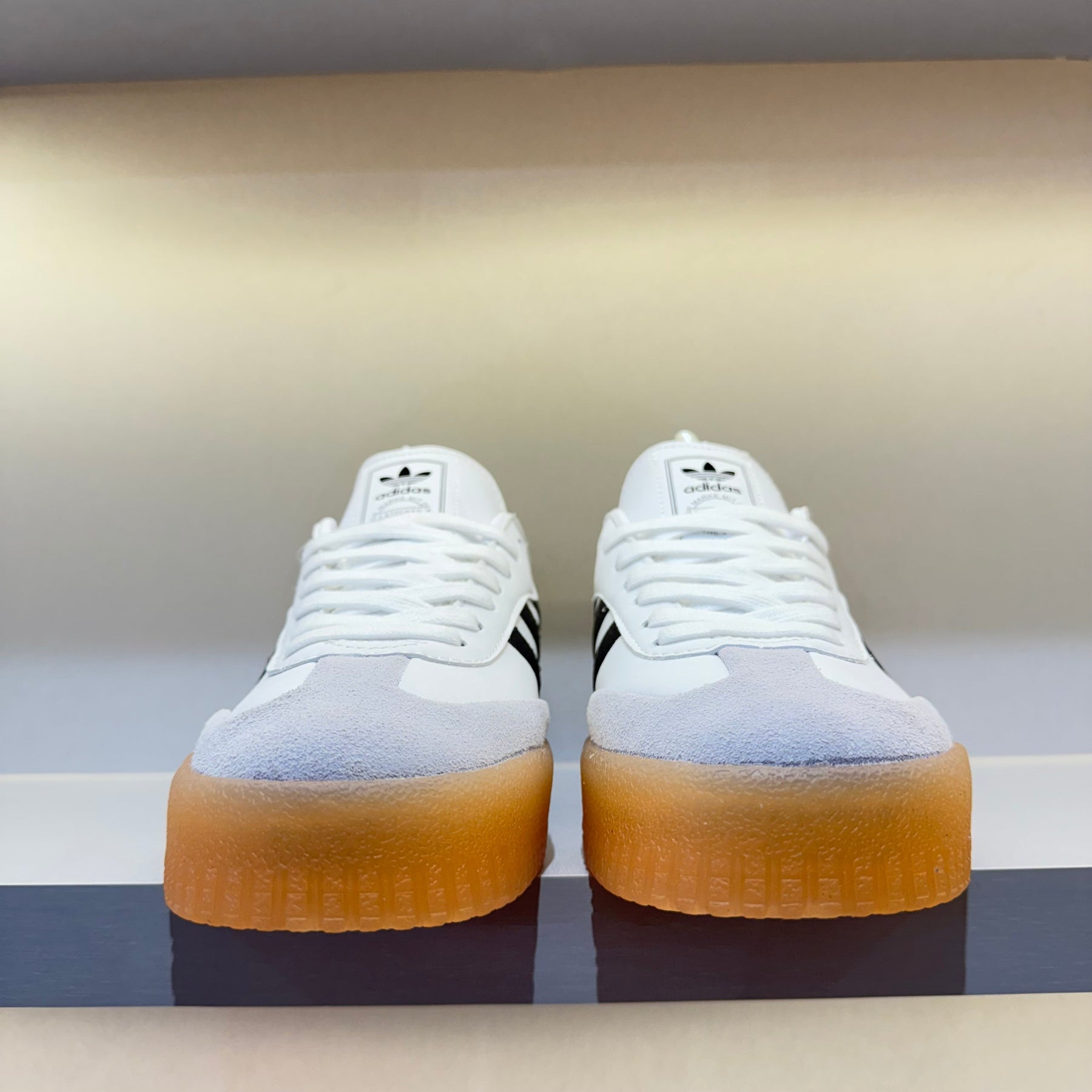 Adidas Sambae White Metallic Gold (Pronta Entrega)