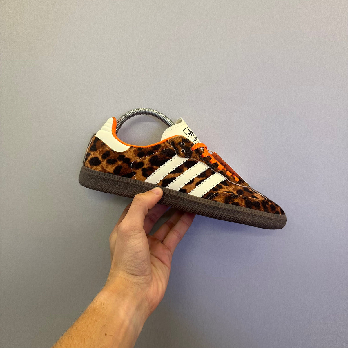 Adidas Samba OG Preloved Red Leopard (Pronta Entrega)